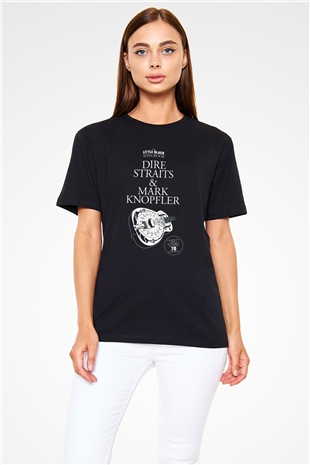 Dire Straits Siyah Unisex Tişört T-Shirt - TişörtFabrikası