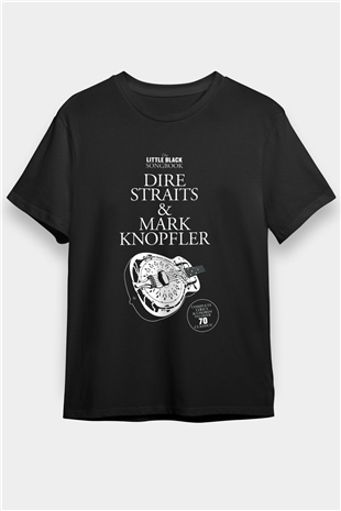 Dire Straits Siyah Unisex Tişört T-Shirt - TişörtFabrikası