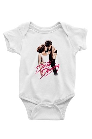 Dirty Dancing Baskılı Beyaz Unisex Bebek Body - Zıbın