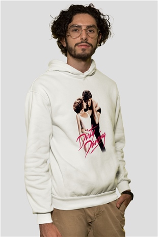 Dirty Dancing Beyaz Unisex Kapşonlu Sweatshirt