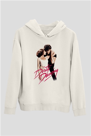 Dirty Dancing Beyaz Unisex Kapşonlu Sweatshirt