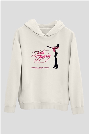 Dirty Dancing Beyaz Unisex Kapşonlu Sweatshirt
