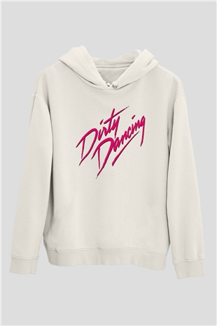 Dirty Dancing Beyaz Unisex Kapşonlu Sweatshirt