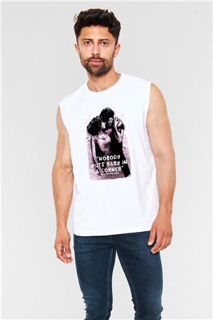 Dirty Dancing Beyaz Unisex  Kolsuz Tişört