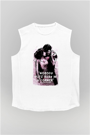 Dirty Dancing Beyaz Unisex  Kolsuz Tişört
