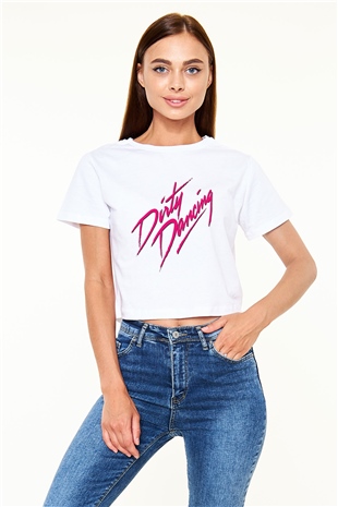 Dirty Dancing Beyaz Unisex Oversize Tişört