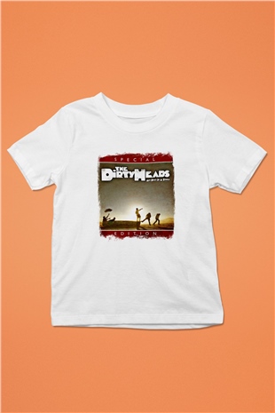 Dirty Heads Baskılı Unisex Beyaz Çocuk Tişört