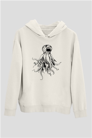 Dirty Heads Beyaz Unisex Kapşonlu Sweatshirt