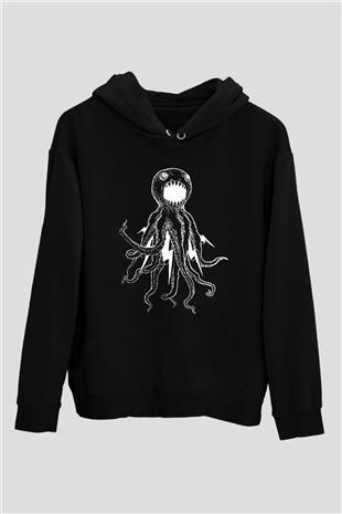 Dirty Heads Siyah Unisex Kapüşonlu Sweatshirt
