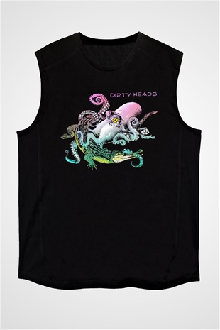 Dirty Heads Siyah Unisex Kolsuz Tişört