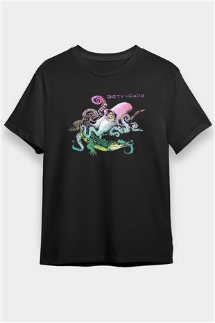 Dirty Heads Siyah Unisex Tişört T-Shirt - TişörtFabrikası