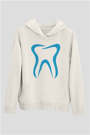 Diş hekimi Beyaz Unisex Hoodie