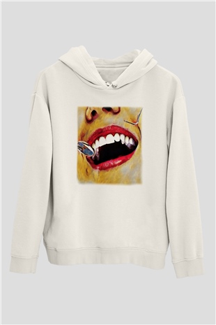 Diş hekimi Beyaz Unisex Hoodie