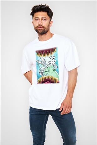 Diş hekimi Beyaz Unisex Oversize Tişört T-Shirt