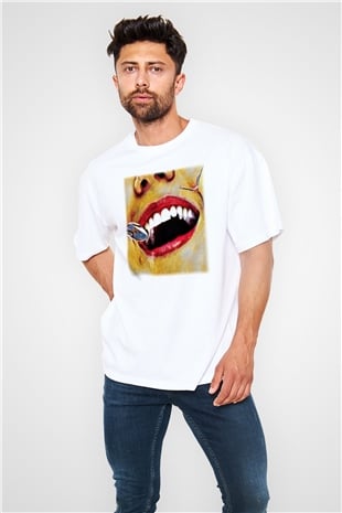 Diş hekimi Beyaz Unisex Oversize Tişört T-Shirt