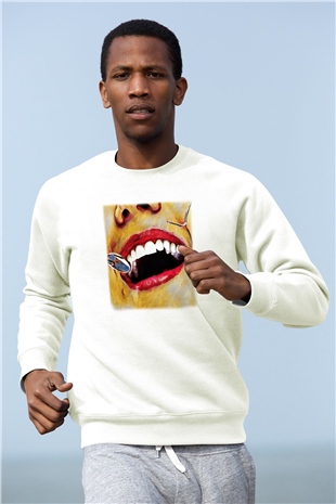 Diş hekimi Beyaz Unisex Sweatshirt