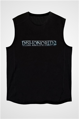 Dishonored 2 Siyah Unisex Kolsuz Tişört