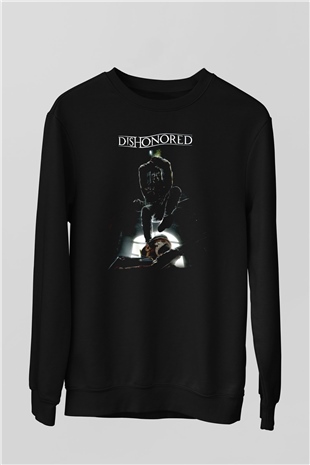 Dishonored 2 Siyah Unisex Sweatshirt