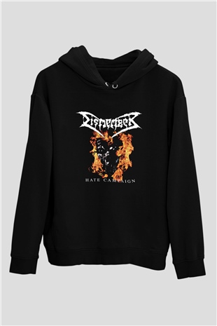 Dismember Baskılı Unisex Siyah Hoodie