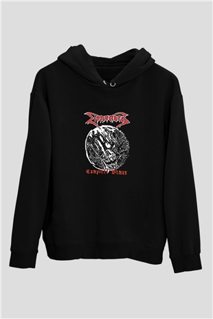 Dismember Baskılı Unisex Siyah Hoodie