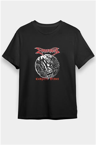 Dismember Baskılı Unisex Siyah Tişört
