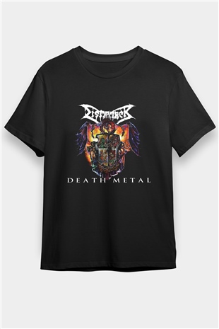 Dismember Baskılı Unisex Siyah Tişört
