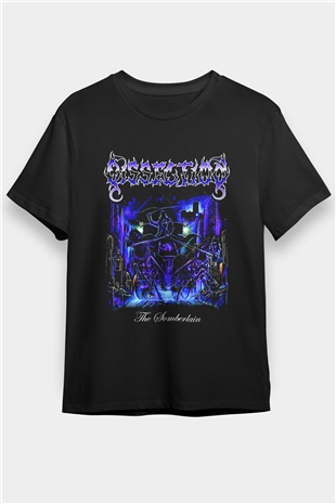 Dissection Baskılı Unisex Siyah Tişört - Tshirt