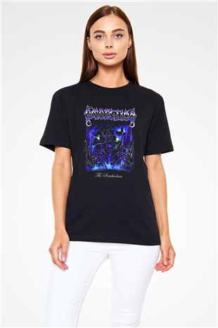 Dissection Baskılı Unisex Siyah Tişört - Tshirt