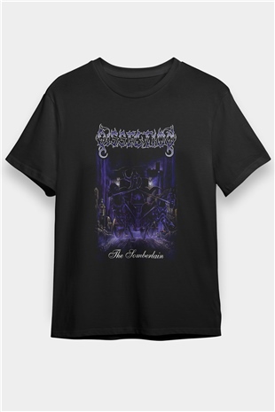 Dissection Baskılı Unisex Siyah Tişört - Tshirt