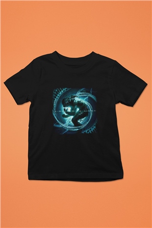 Disturbed Baskılı Unisex Siyah Çocuk Tişört