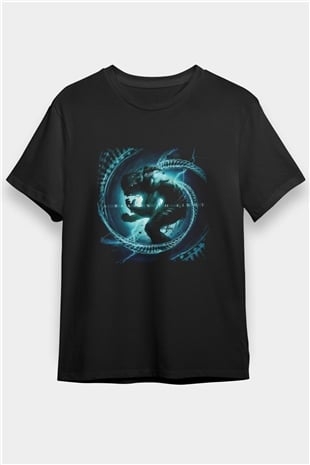 Disturbed Baskılı Unisex Siyah Tişört