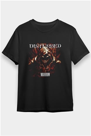 Disturbed Baskılı Unisex Siyah Tişört