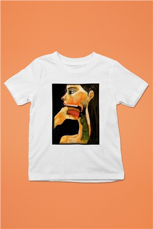 Diyetisyen Baskılı Beyaz Unisex Çocuk Tişört