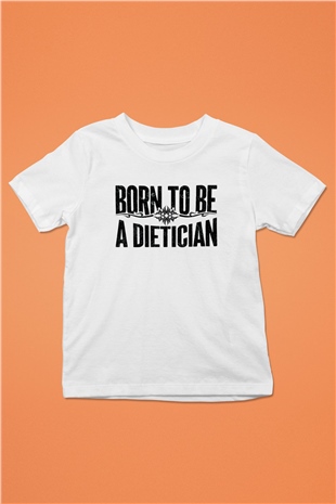 Diyetisyen Beyaz Unisex Çocuk Tişört
