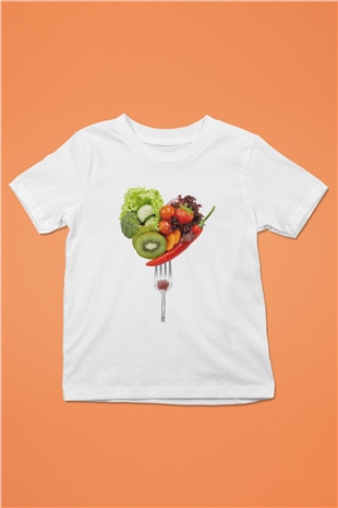 Diyetisyen Beyaz Unisex Çocuk Tişört