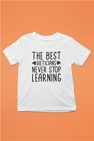 Diyetisyen Beyaz Unisex Çocuk Tişört