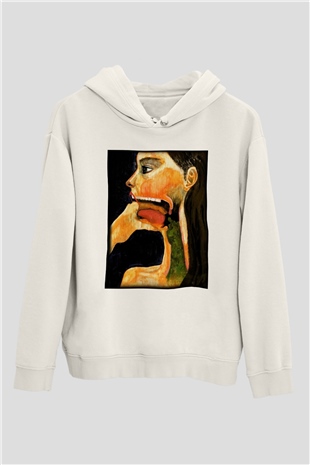Diyetisyen Beyaz Unisex Hoodie