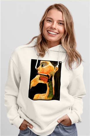 Diyetisyen Beyaz Unisex Hoodie