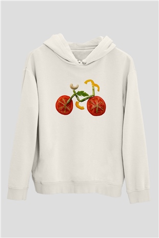 Diyetisyen Beyaz Unisex Hoodie