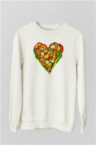 Diyetisyen Beyaz Unisex Sweatshirt