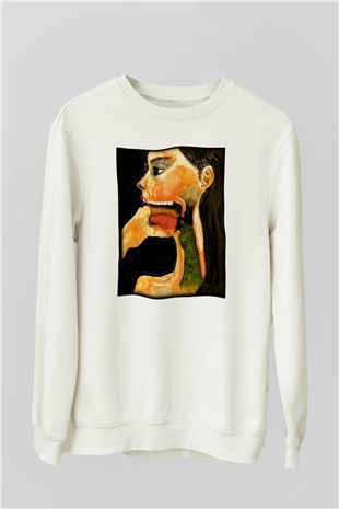 Diyetisyen Beyaz Unisex Sweatshirt