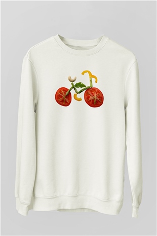 Diyetisyen Beyaz Unisex Sweatshirt