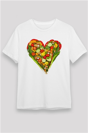 Diyetisyen Beyaz Unisex Tişört T-Shirt - TişörtFabrikası