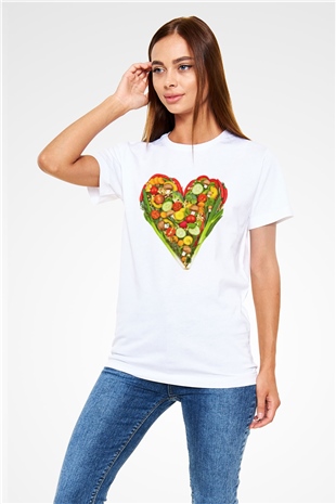 Diyetisyen Beyaz Unisex Tişört T-Shirt - TişörtFabrikası
