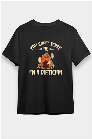 Diyetisyen Siyah Unisex Tişört T-Shirt - TişörtFabrikası
