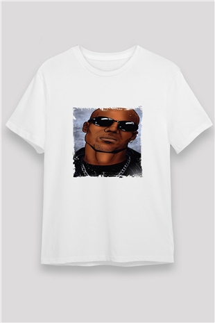 DMX Baskılı Unisex Beyaz Tişört