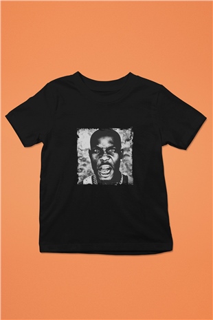 DMX Baskılı Unisex Siyah Çocuk Tişört
