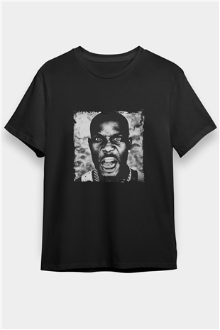 DMX Baskılı Unisex Siyah Tişört