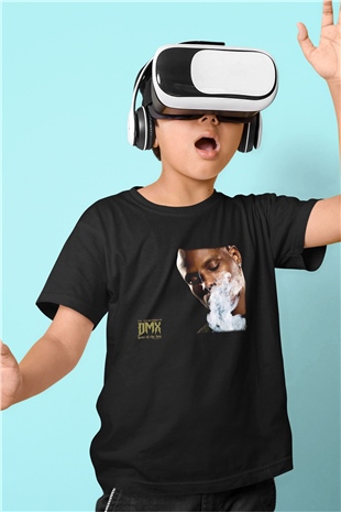 DMX Siyah Unisex Çocuk Tişört