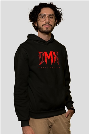 DMX Siyah Unisex Kapüşonlu Sweatshirt